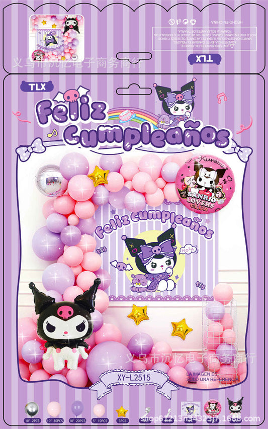 JUEGO GLOBO COMPLEANOS KUROMI XY-L2515