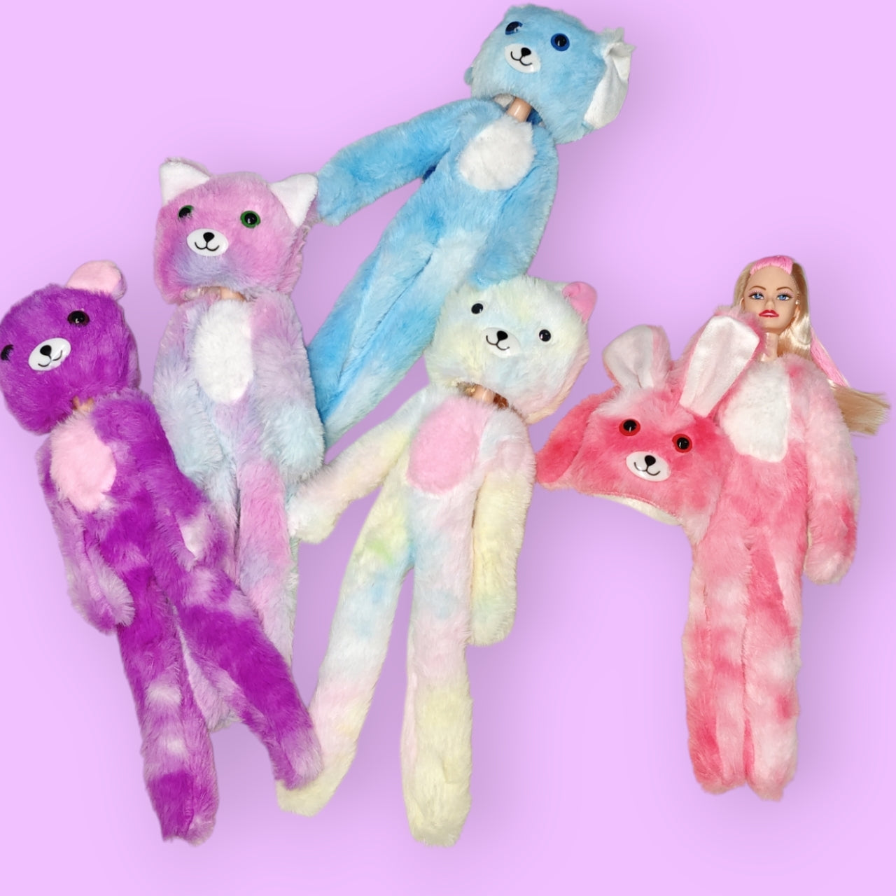 MUNECA CON TRAJE ANIMAL BB112B