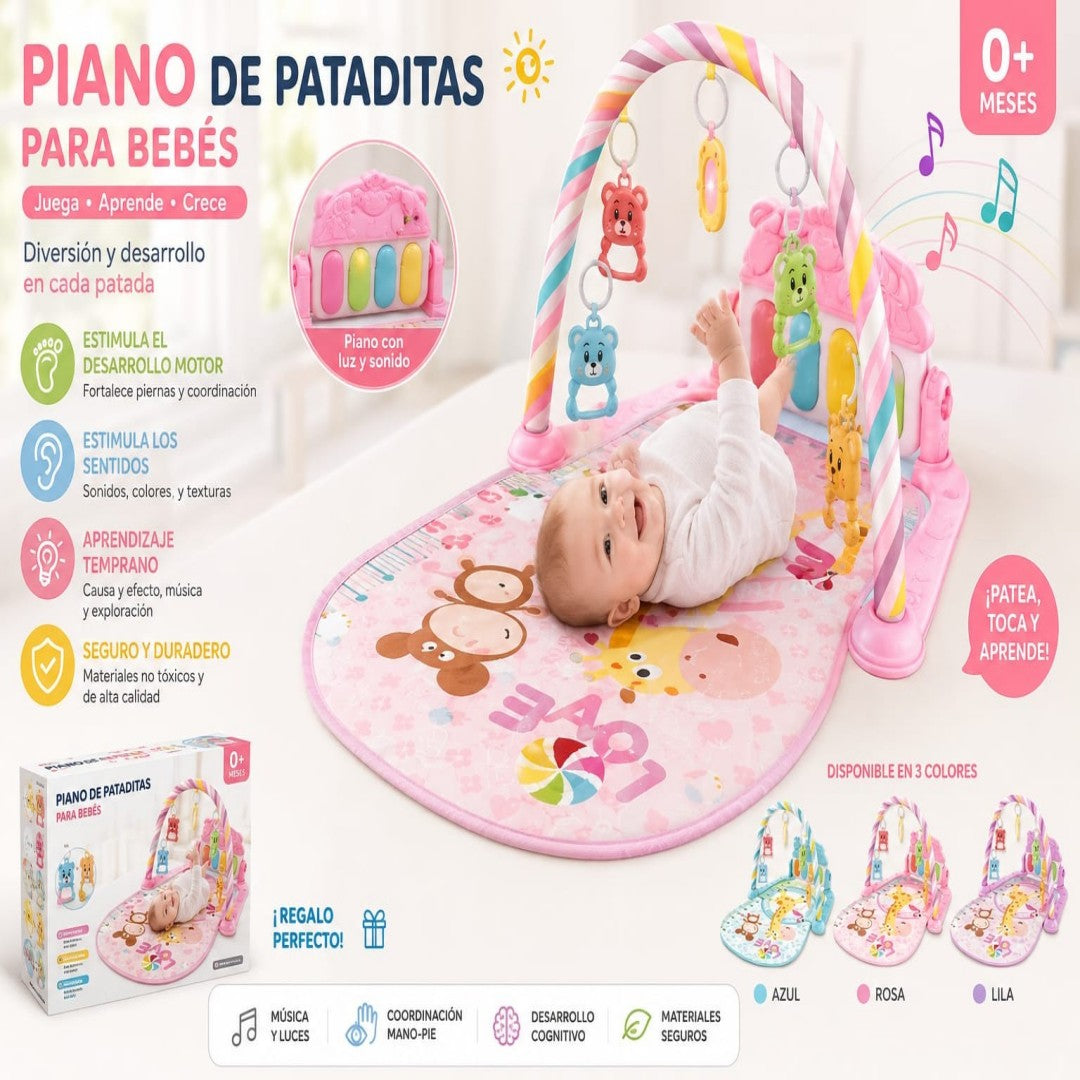 ALFOMBRA GIMNASIO MUSICAL PARA BEBE