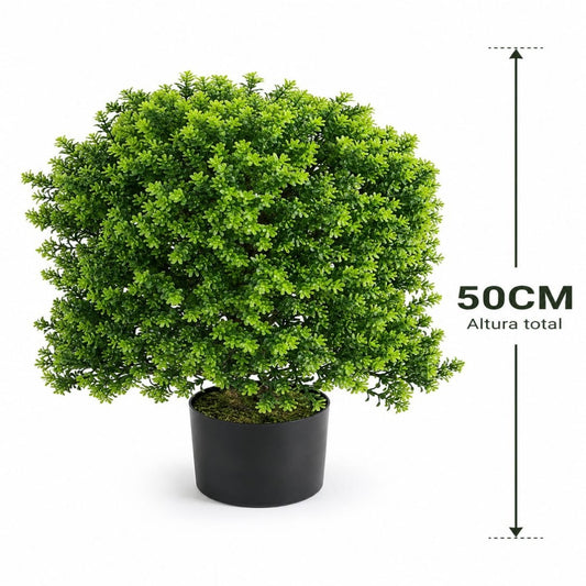 PLANTA VERDE CON MACETA 50CM