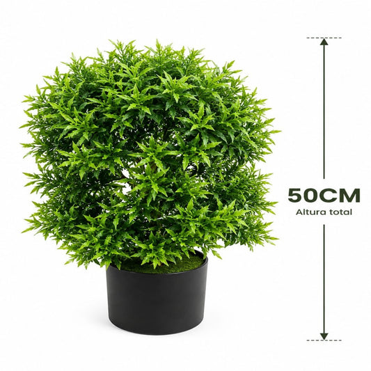 PLANTA VERDE CON MACETA 50CM 02