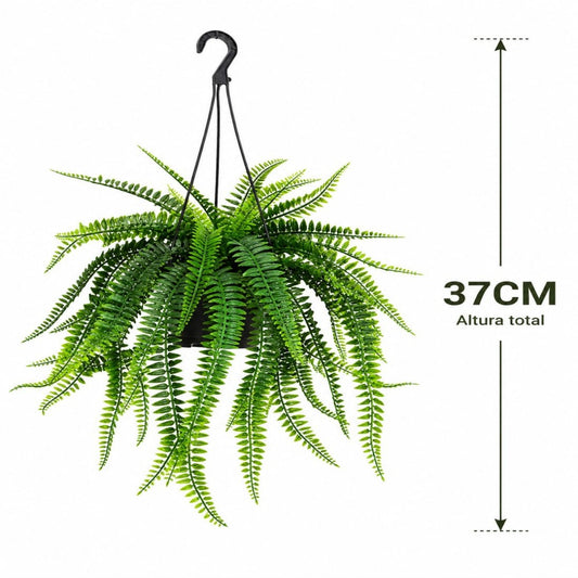 PLANTA VERDE COLGANTE 37CM