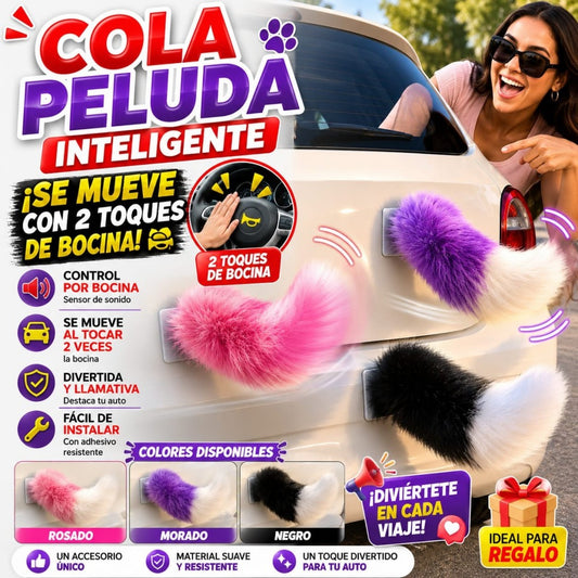 COLA PELUDA INTERACTIVA PARA AUTO