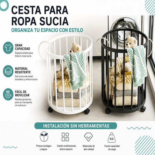 CANASTA PARA ROPA SUCIA CPN RUEDA