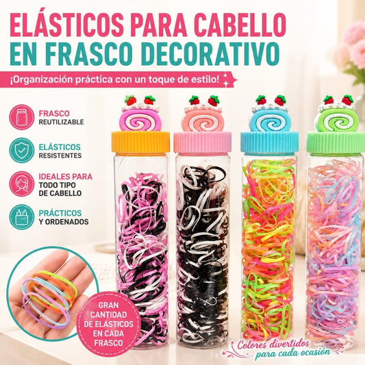 LIGAS PARA CABELLO PEQ COLOR TARRO INFANTIL
