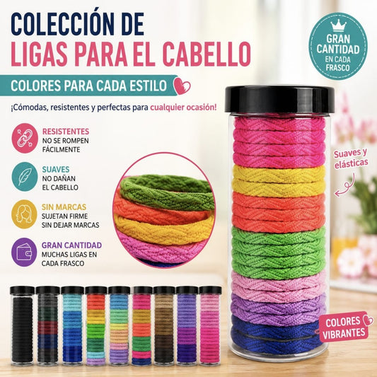 LIGAS PARA CABELLO TARRO LARGO