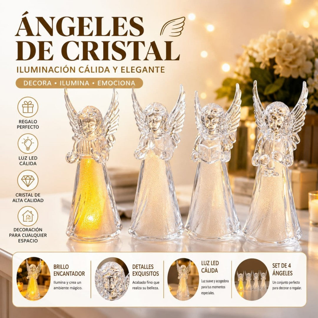 ANGEL TRANSPALENTE CON LUZ PEQ