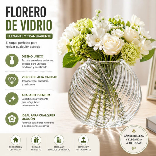 FLORERO VIDRIO 6403