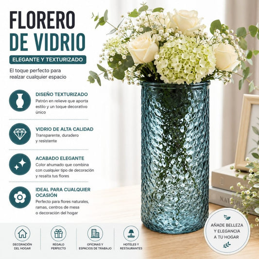 FLORERO VIDRIO 6405