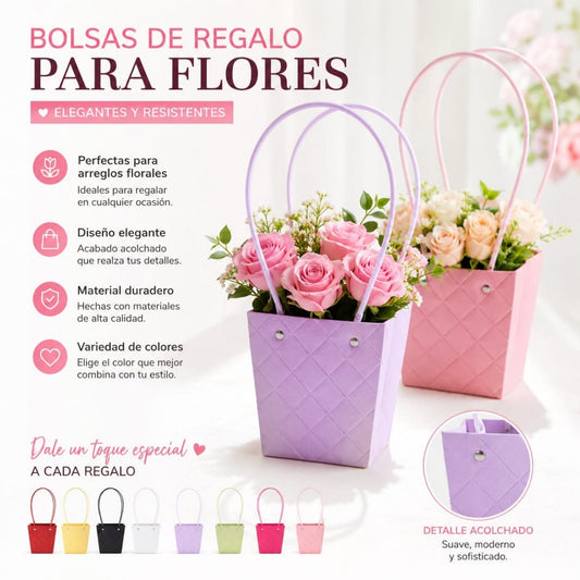 BOLSA CANASTA PARA FLORES GDE