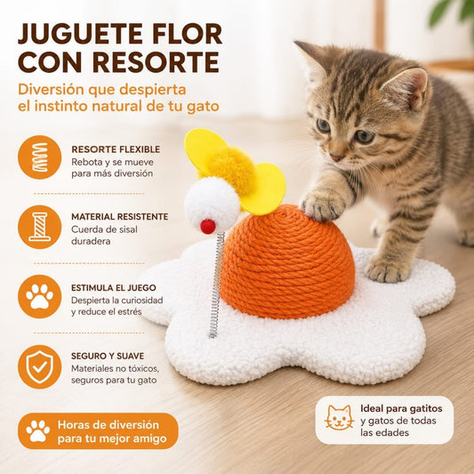 RASCADOR GIRASOL PARA GATOS