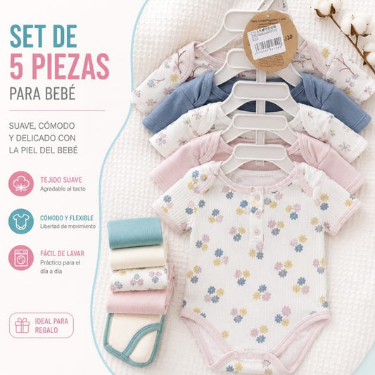 JUEGO ROPA PARA BEBE 5PCS 27D