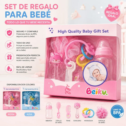 SET DE BIBERONES CON JUGUETES BK-708-9
