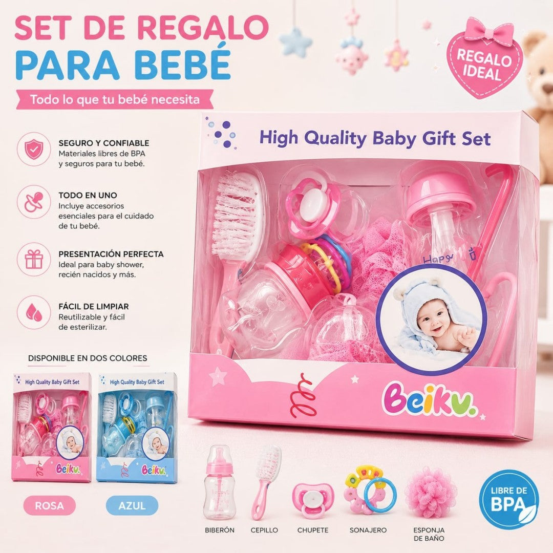 SET DE BIBERONES CON JUGUETES BK-708-30