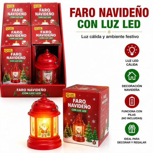 LAMPARA CANFIN LED NAVIDAD COLACHO