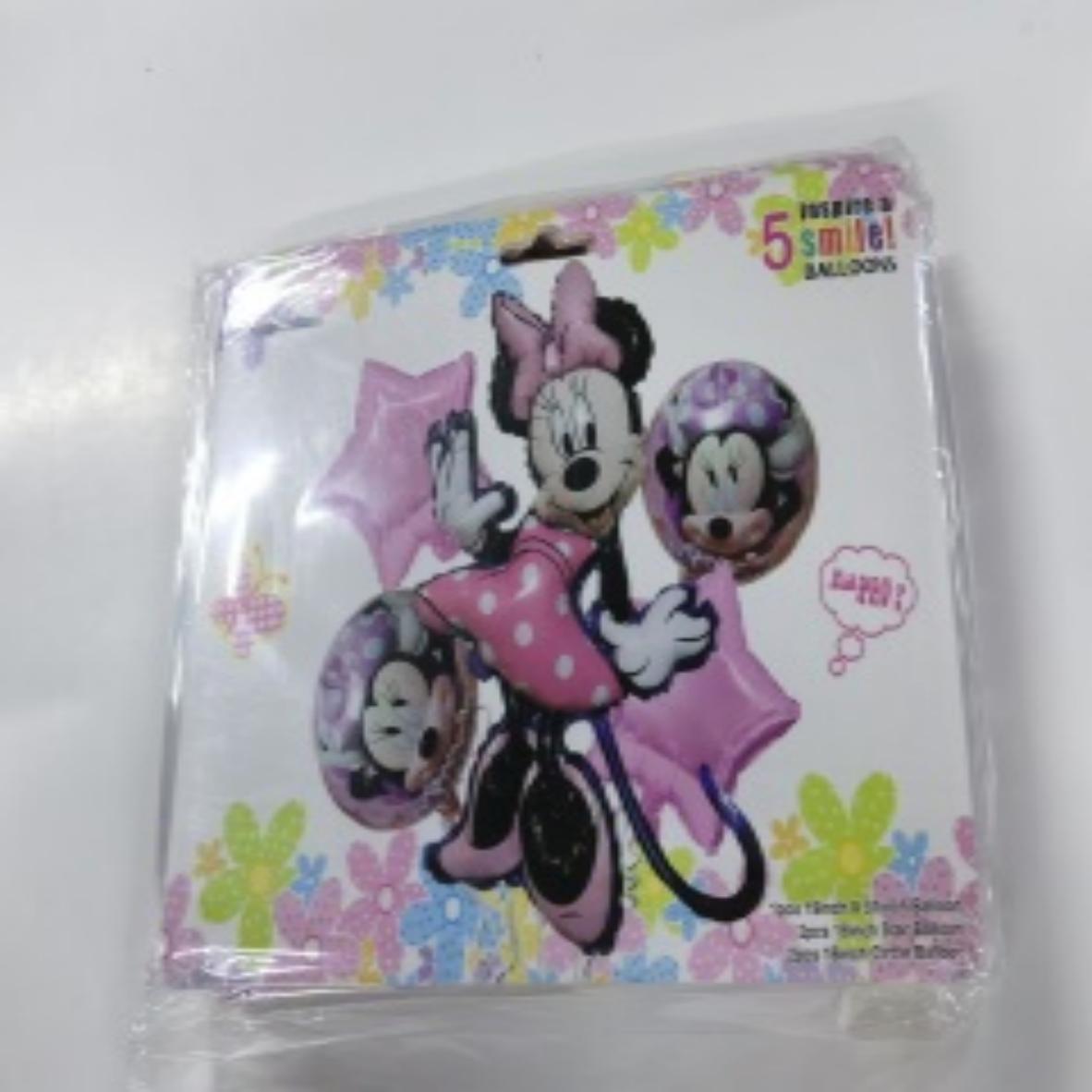 GLOBO METALICO 5PCS MINIE