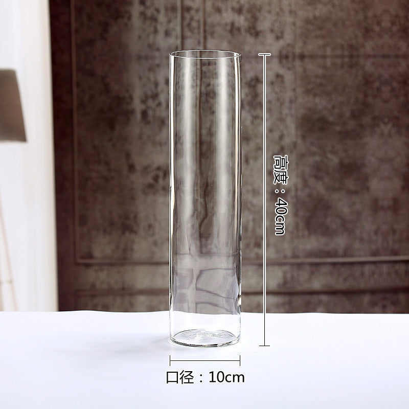 FLORERO TUBO VIDRIO 10*40