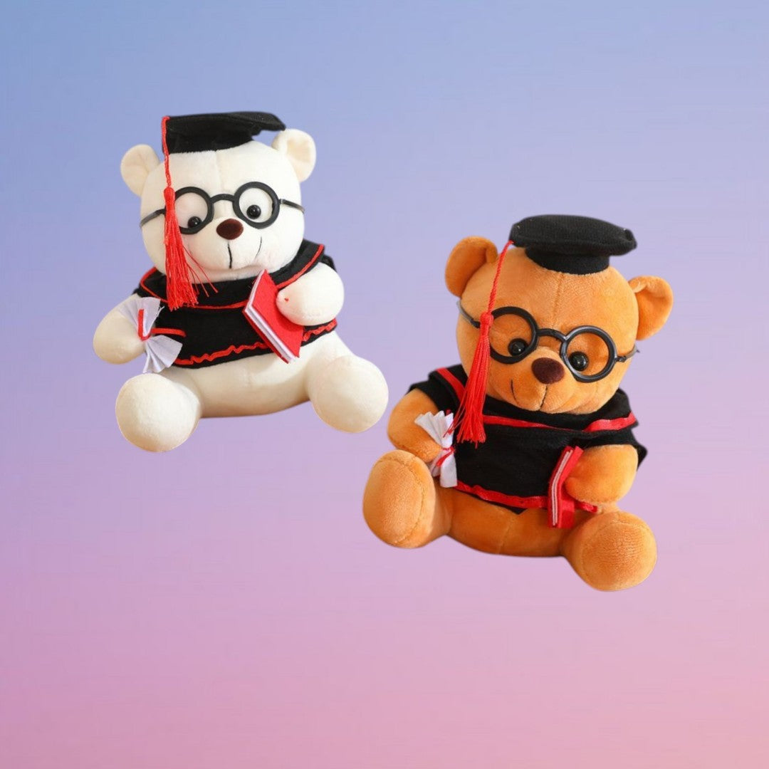 PELUCHE OSO BIRRETE 15CM