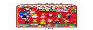 SET COLECCION MARIO 12PCS 1.5-2.8PUL 514043