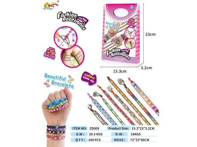 SET PULSERA TEJIDA DIY ZD009