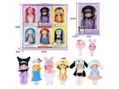 MUNECA KUROMI 6PCS JZ311