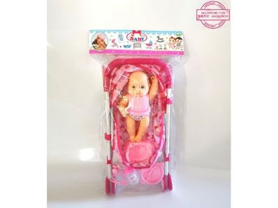 SET COCHE CON MUNECO 12pulg LD9515B-111B