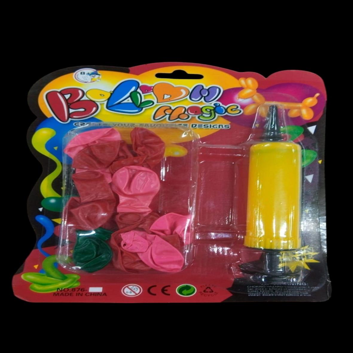 GLOBO CON INFLADOR 876-4B