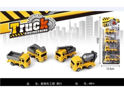 SET CARRO CONSTRUCCION 4PCS 688-5