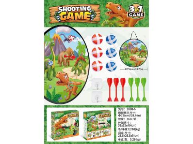 SET DARDO DINOSAURIO 3888-6