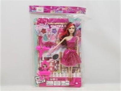 MUNECA BARBIE 11PUL C/COSMETICO 824C