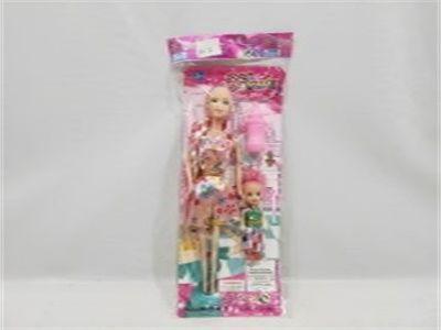 MUNECA BARBIE 11PUL C/BEBE 111-3