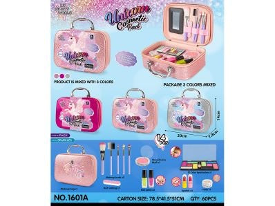 JUGUETE MAQUILLAJE MALETAS 14PCS 1601A